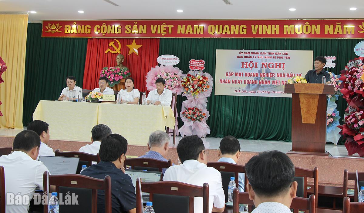 Gặp mặt các doanh nghiệp, nhà đầu tư ở phía Đông tỉnh